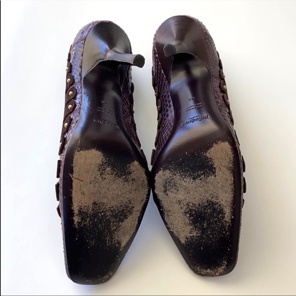 Yves Saint Laurent Snake Studded Pumps Size EU 40 - Picture 7 of 11